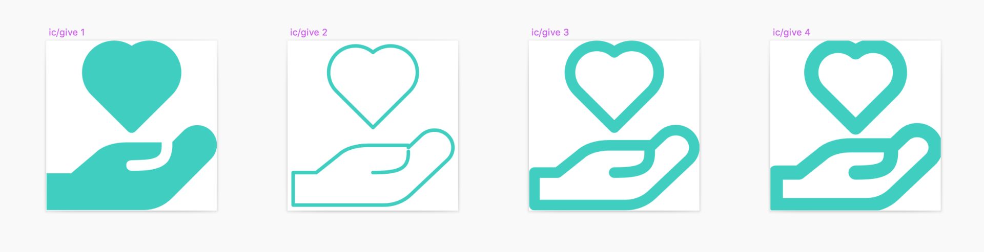 Easily change all icons to fit your brand :)