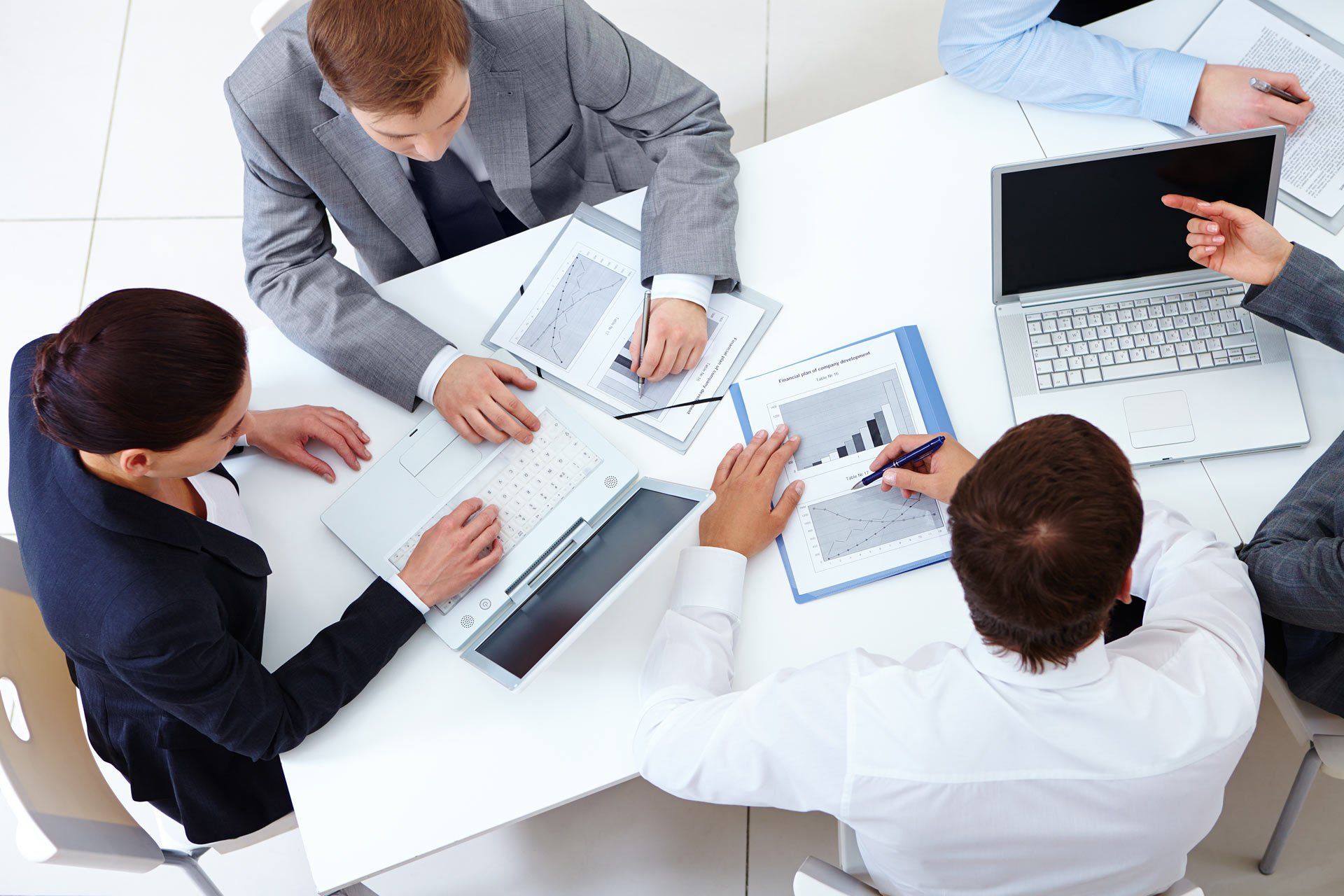 Professionals working together