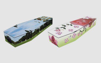 Colourful coffins