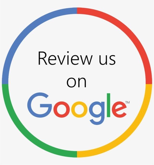 Circle graphic with the Google logo and the words