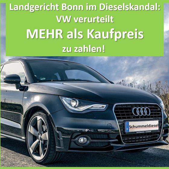 Abgasskandal Dieselskandal Darlehenswiderruf Geld Dieselklage KBA
