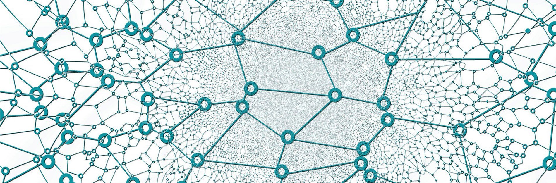 A close up of a grid of lines and dots on a white background.