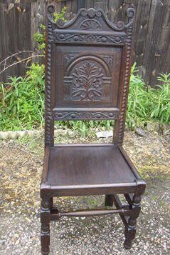 Wooden chair polishing