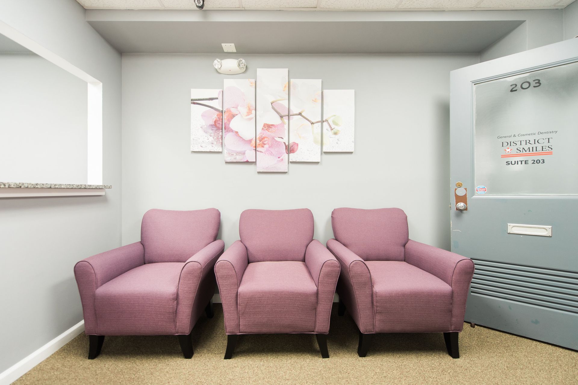 district smiles waiting room angle 3