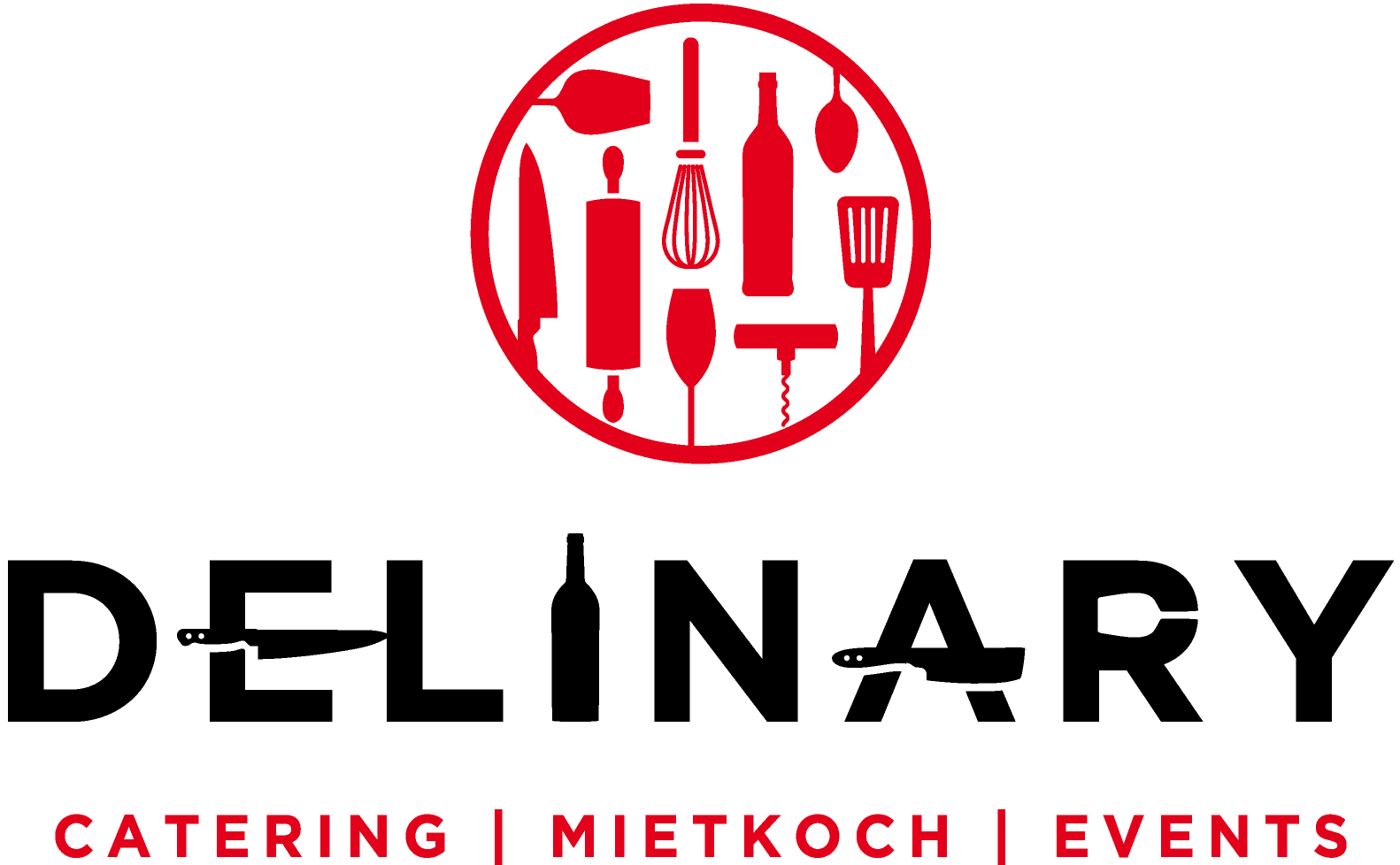 Ein Logo für ein Catering-Unternehmen namens Deliary Catering