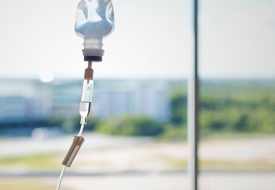 an IV for gluta