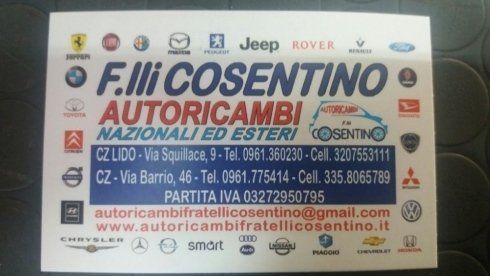 cosentino autoricambi