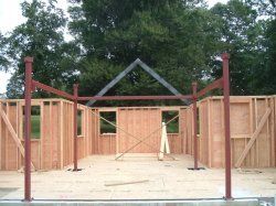 steel residential installation