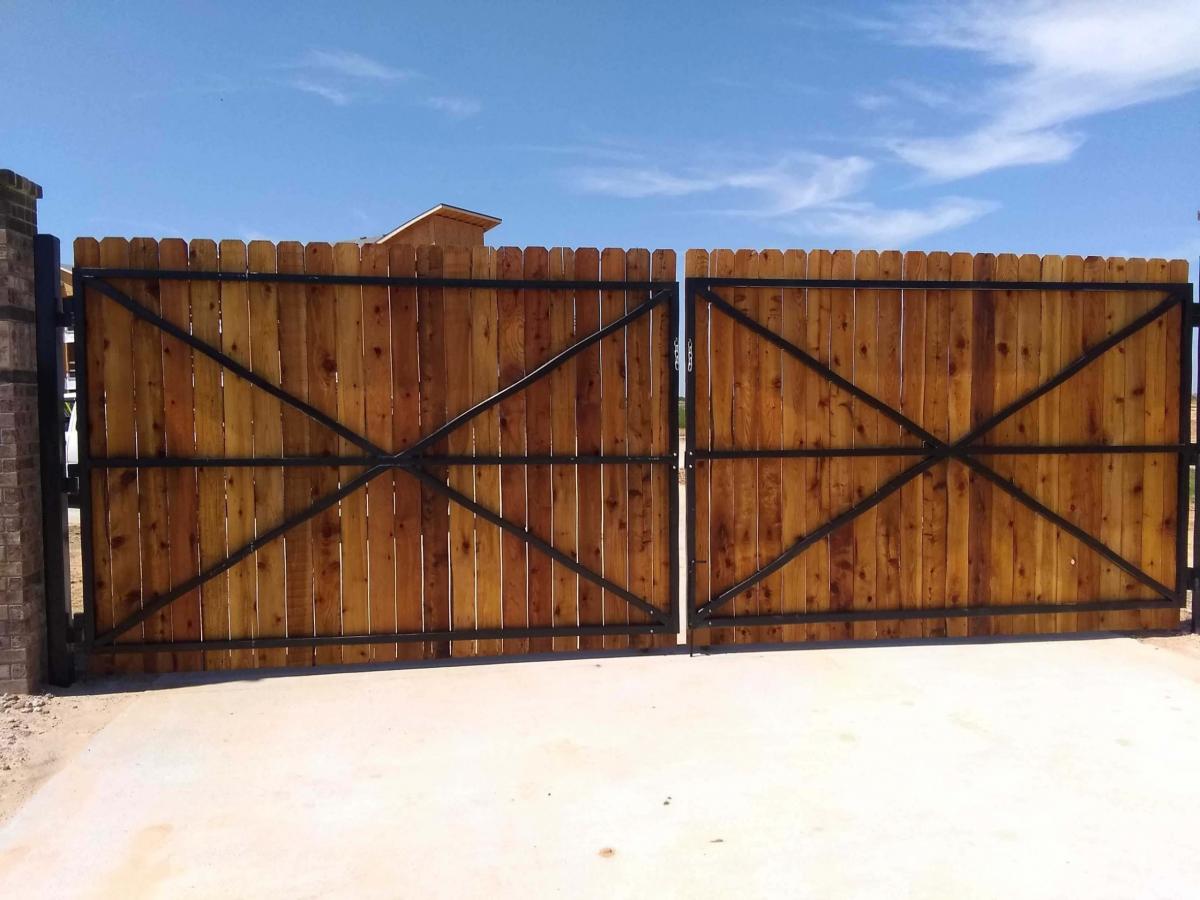 Wood Fence Gate — Pearland, TX — Fence Keeper