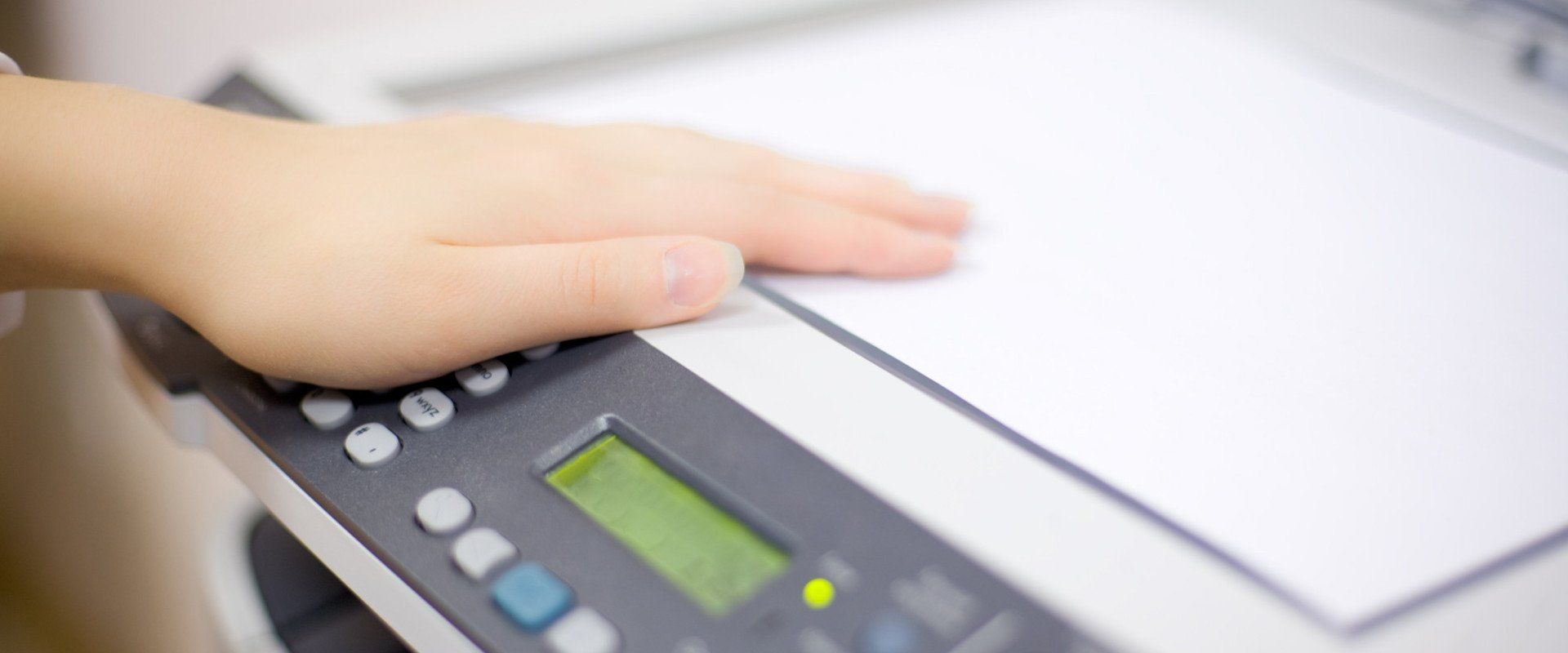 photocopy machine screen