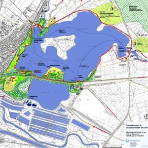 Kartenansicht oben FREIZEITKONZEPT FÜR HALTERN AM SEE