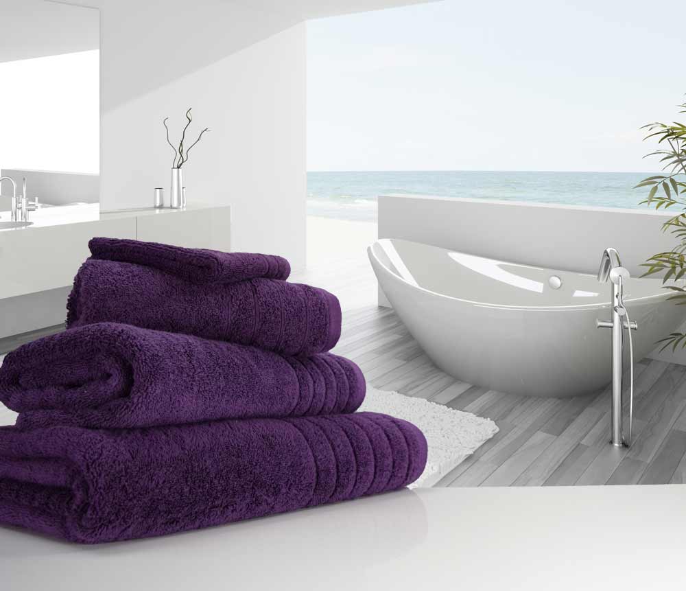 Wholesale Aubergine Towels