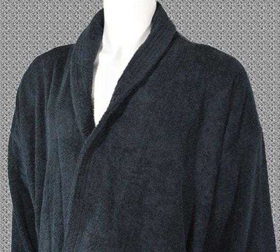 Black 400gsm Bathrobe 400 gsm