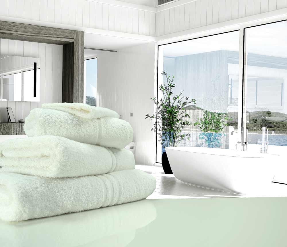 White towels 500 gsm