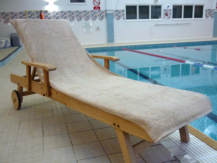 Mocha Sun Lounger Towel