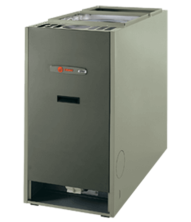 A trane air conditioner is shown on a white background
