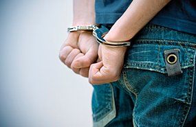 Man with handcuffs