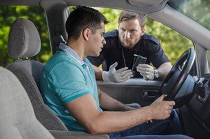 Drunk driver and cop