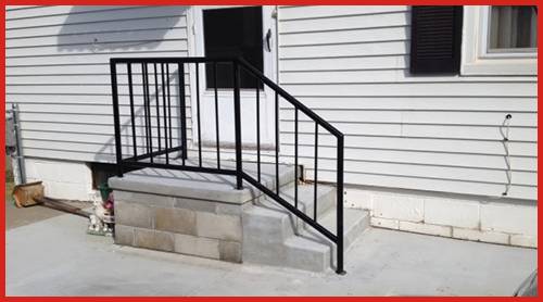 Stoop Rail — Commercial Fence in Omaha, NE