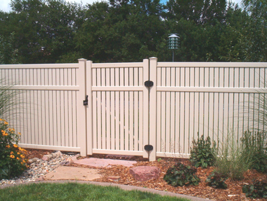 Fence on house entrance — Fences Omaha in Omaha, NE Fence on house entrance — Fences Omaha in Omaha, NE