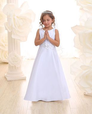 Little Girl Wearing White Children’s Dress — Hartford, CT — Casa Tony