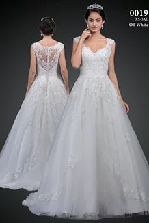 Off White A-Line Bridal Dress — Hartford, CT — Casa Tony