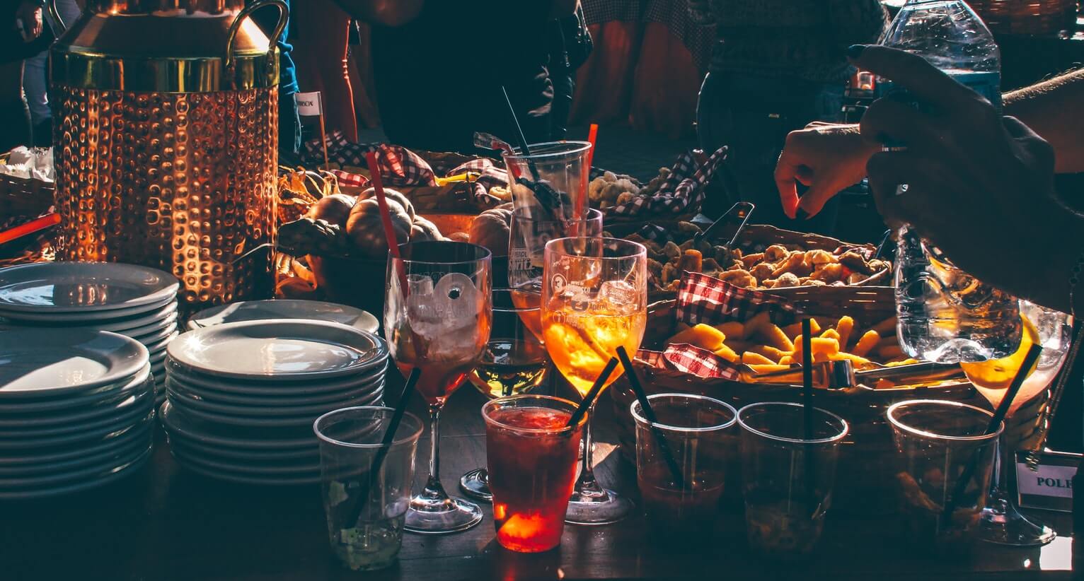 food drink memorial service ideas