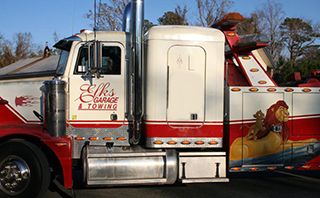 Elks Garage & Towing truck