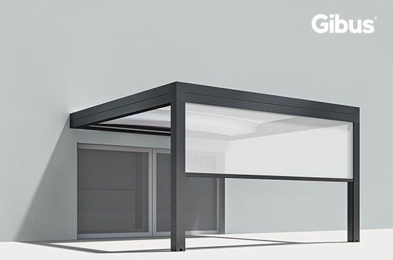 Tenda da esterno con chiusura