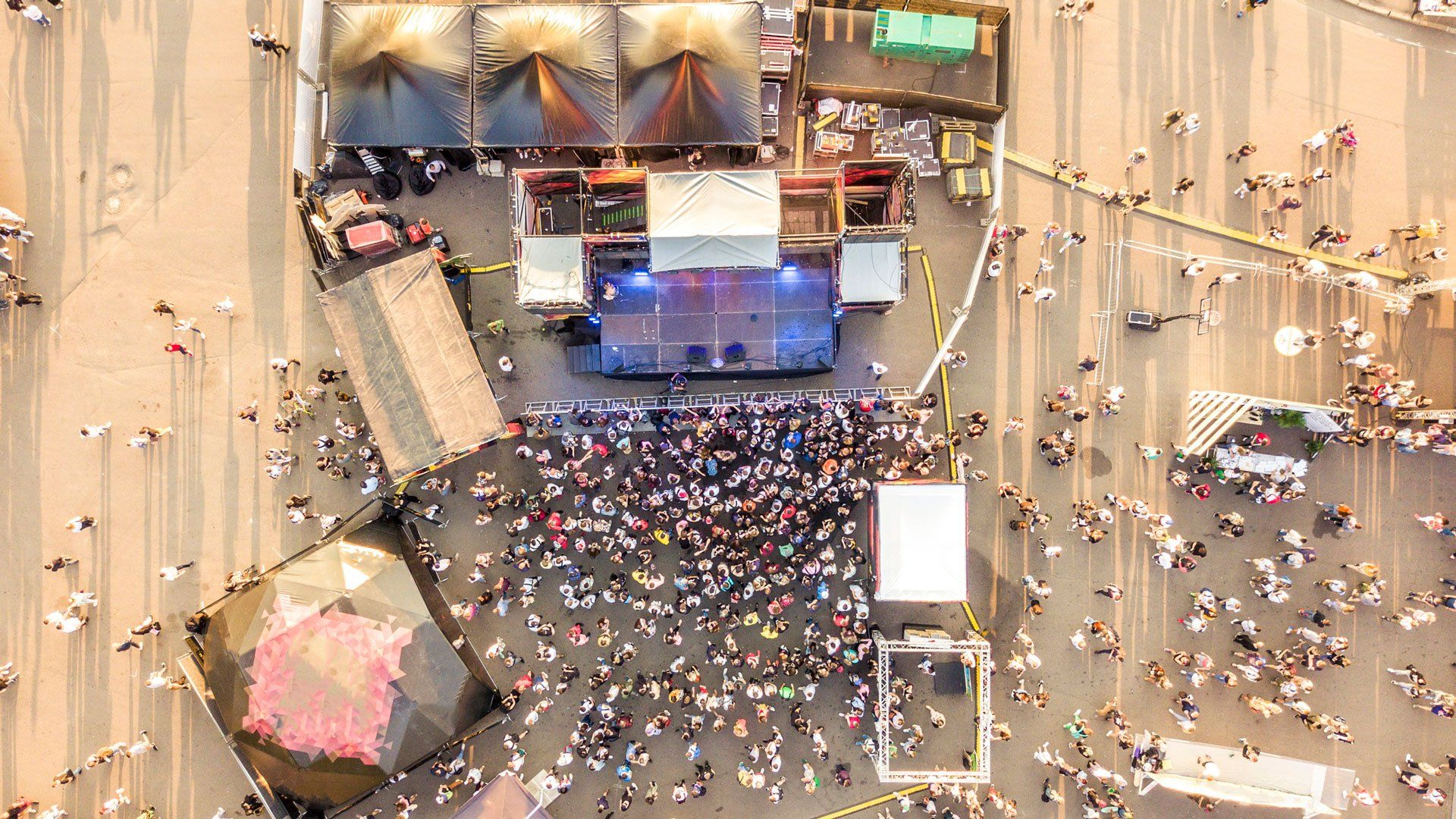 Top View of An Event — Spencerville, IN — Countryside Tent Rental Inc