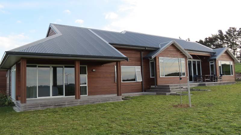 Exterior of the house after renovation