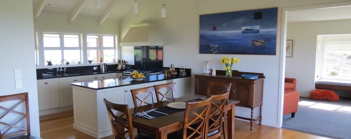 Interior view of the kitchen after renovation