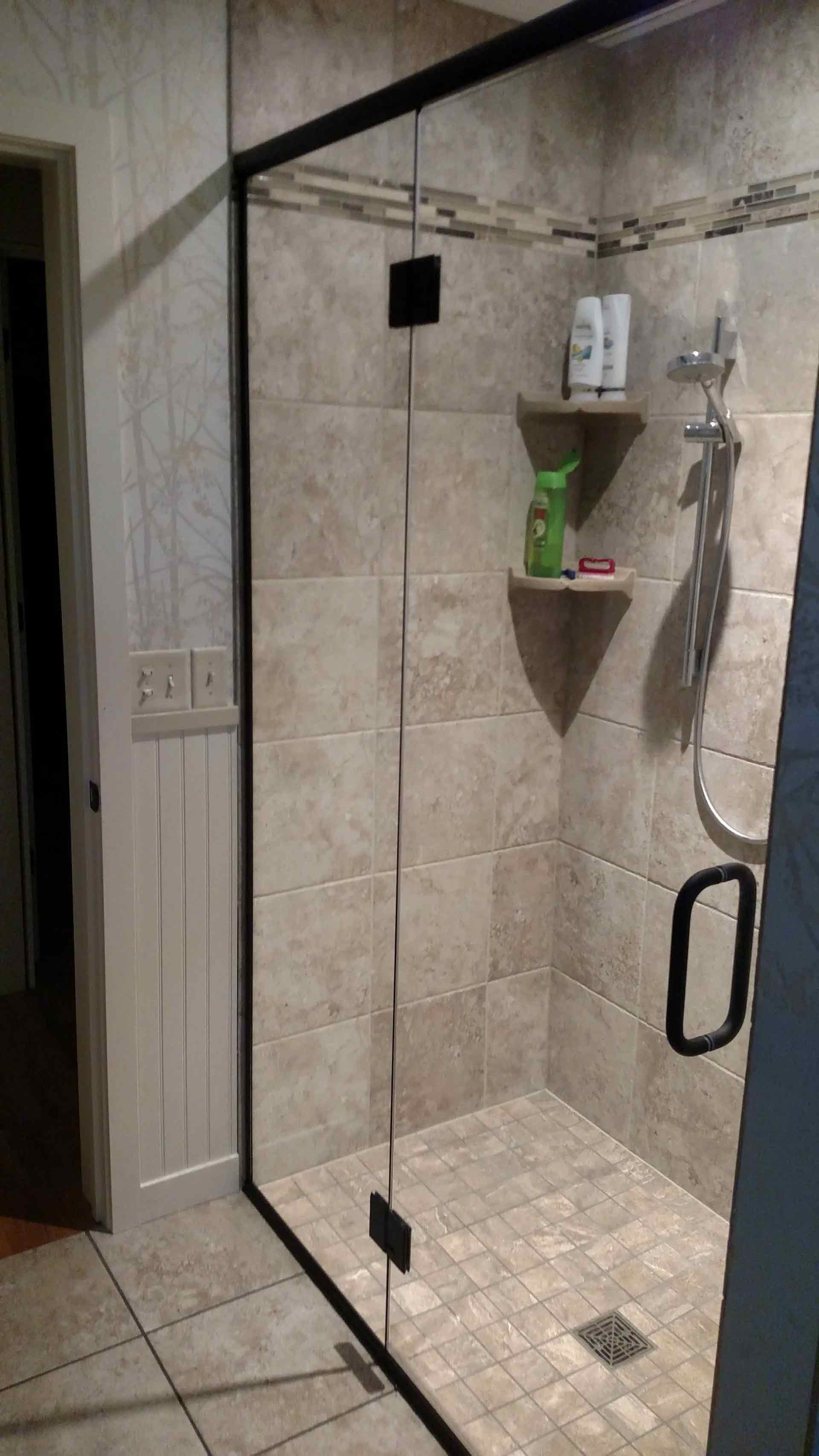 Clear Glass Shower Door — Wisconsin — White City Glass