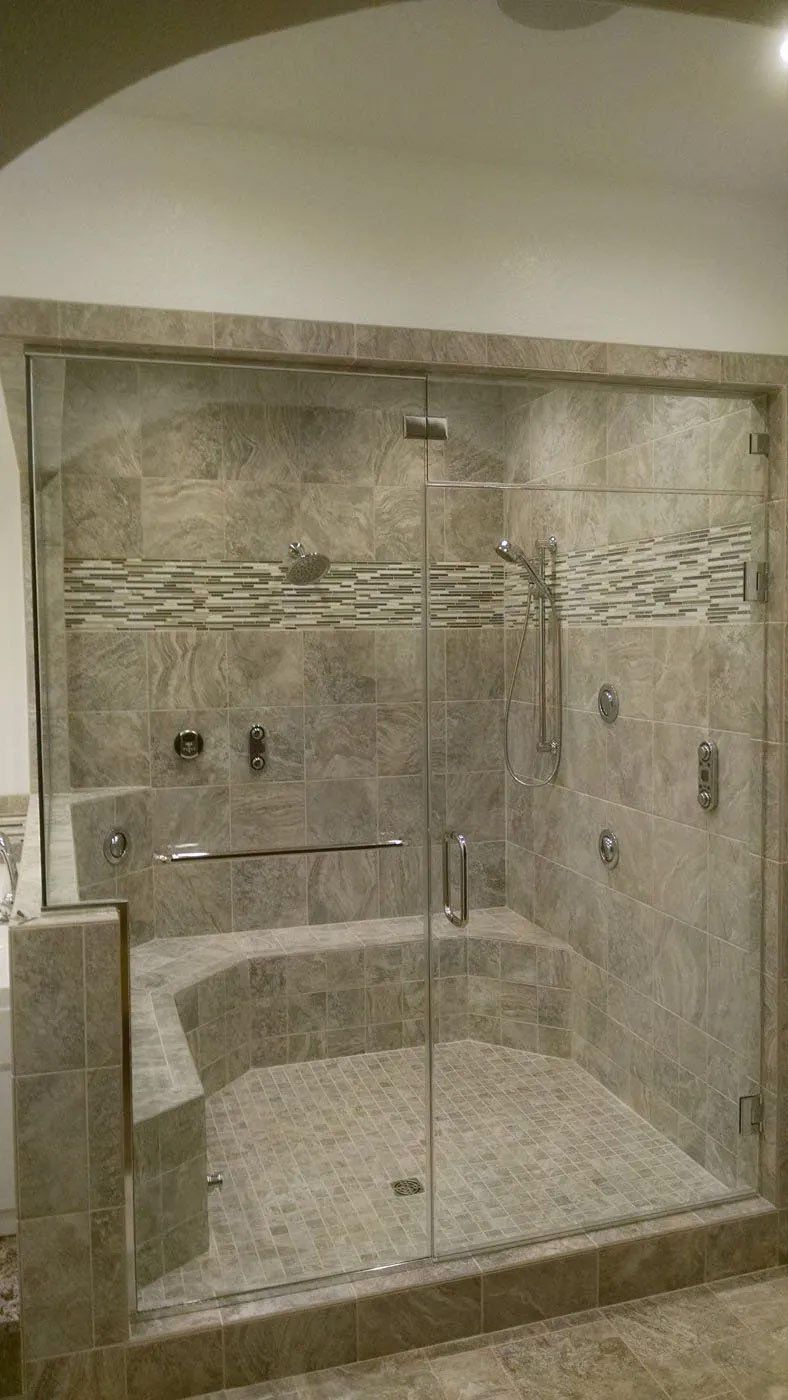 Enclosed Small Bathroom — Wisconsin — White City Glass