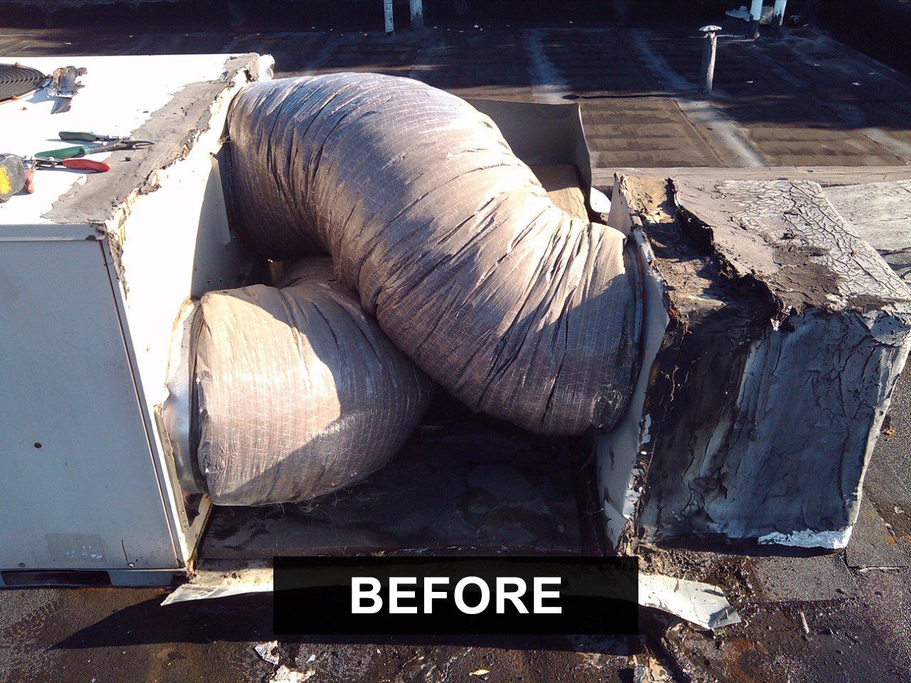 Conditioning Contractors - Before Of An Air Conditioning System in Philadelphia, PA