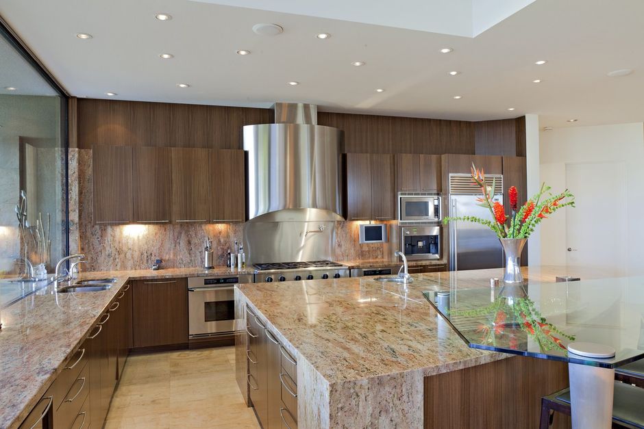 kitchen with stainless steel appliance