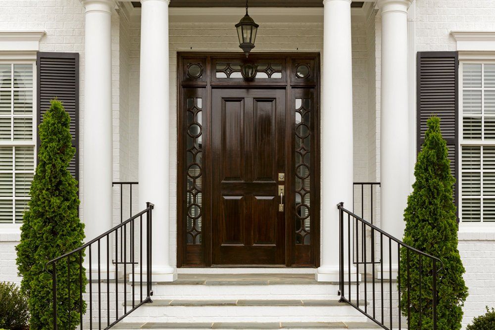 Dark Wooden Front Door — Denver, CO — Adams Lumber Company