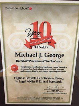 Michael J. George, P.C. Anniversary — Law Office in Great Falls, MT