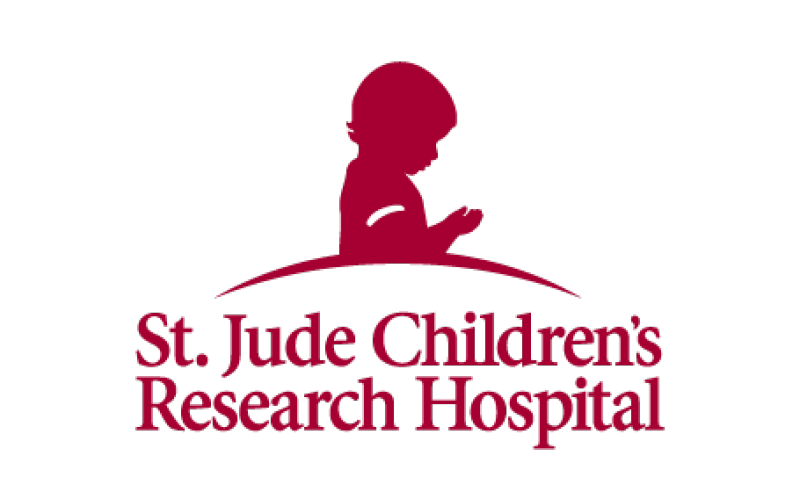 The logo for st. jude children 's research hospital