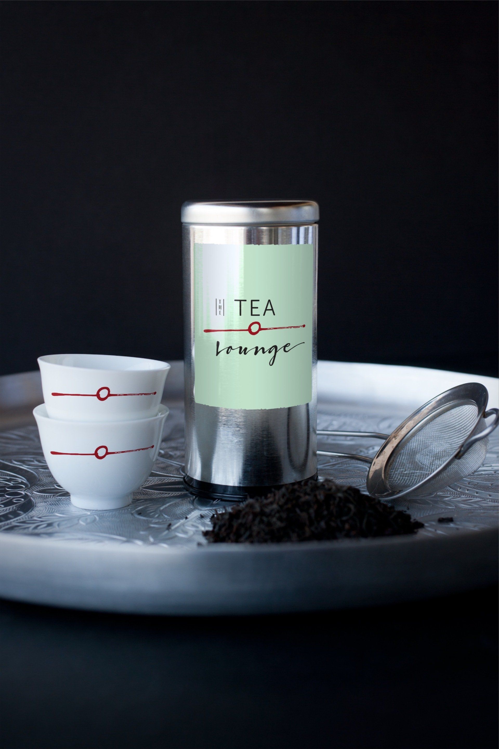 the tea lounge identity