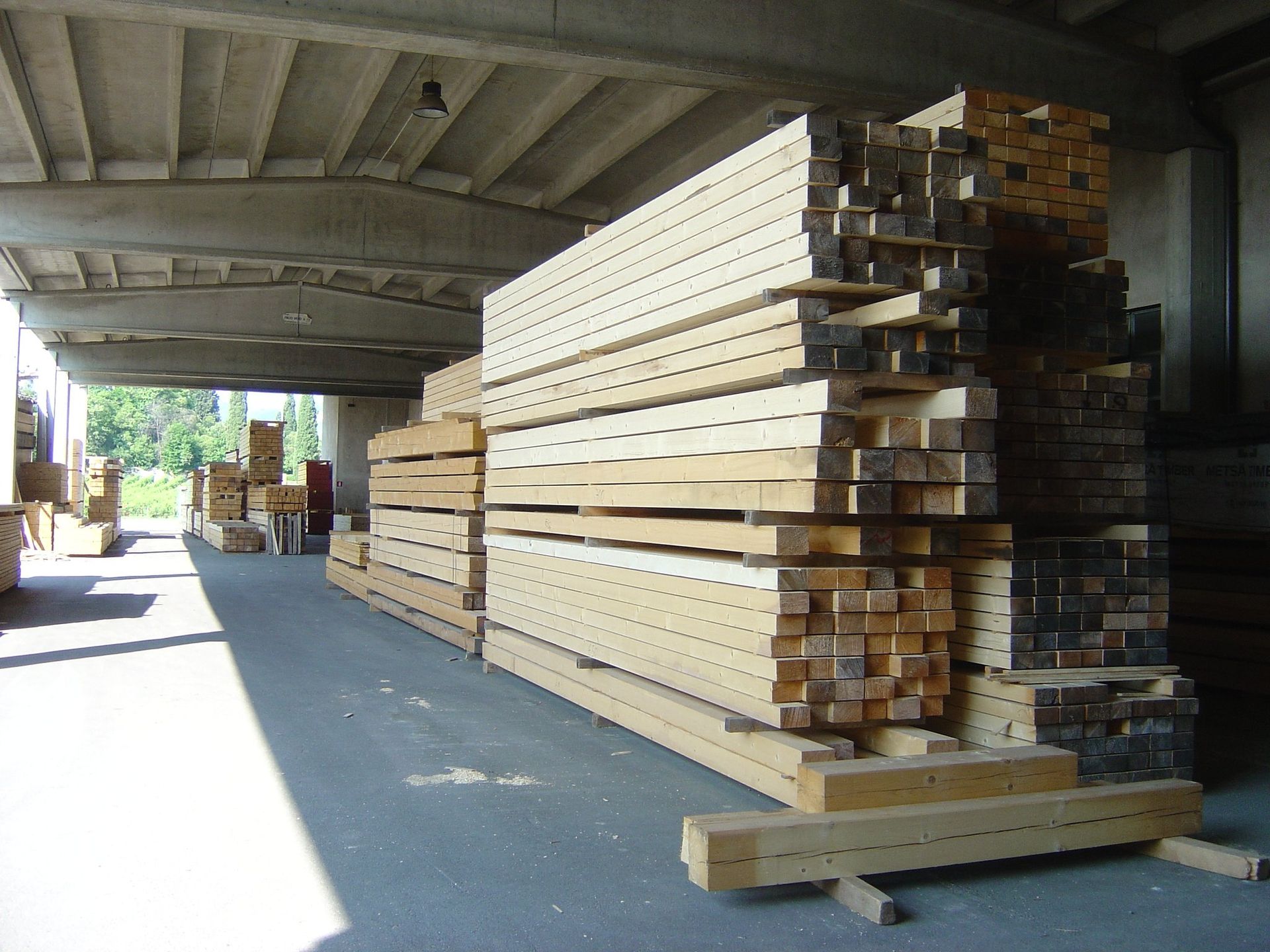 magazzino legno