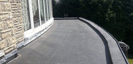 Installed roof