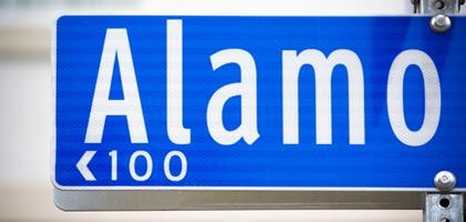 Alamo Street Sign