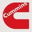 Logo Cummins avec fond rouge et « C » stylisé blanc