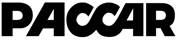 Logo PACCAR en caractères noirs gras sur fond blanc