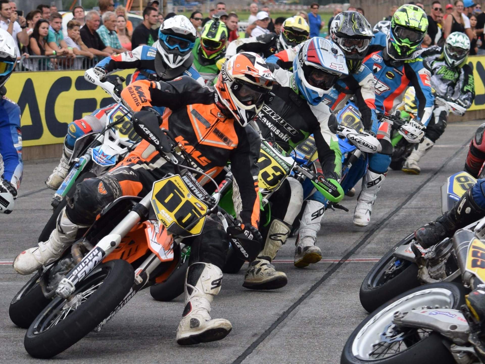 Motocross Rennstart