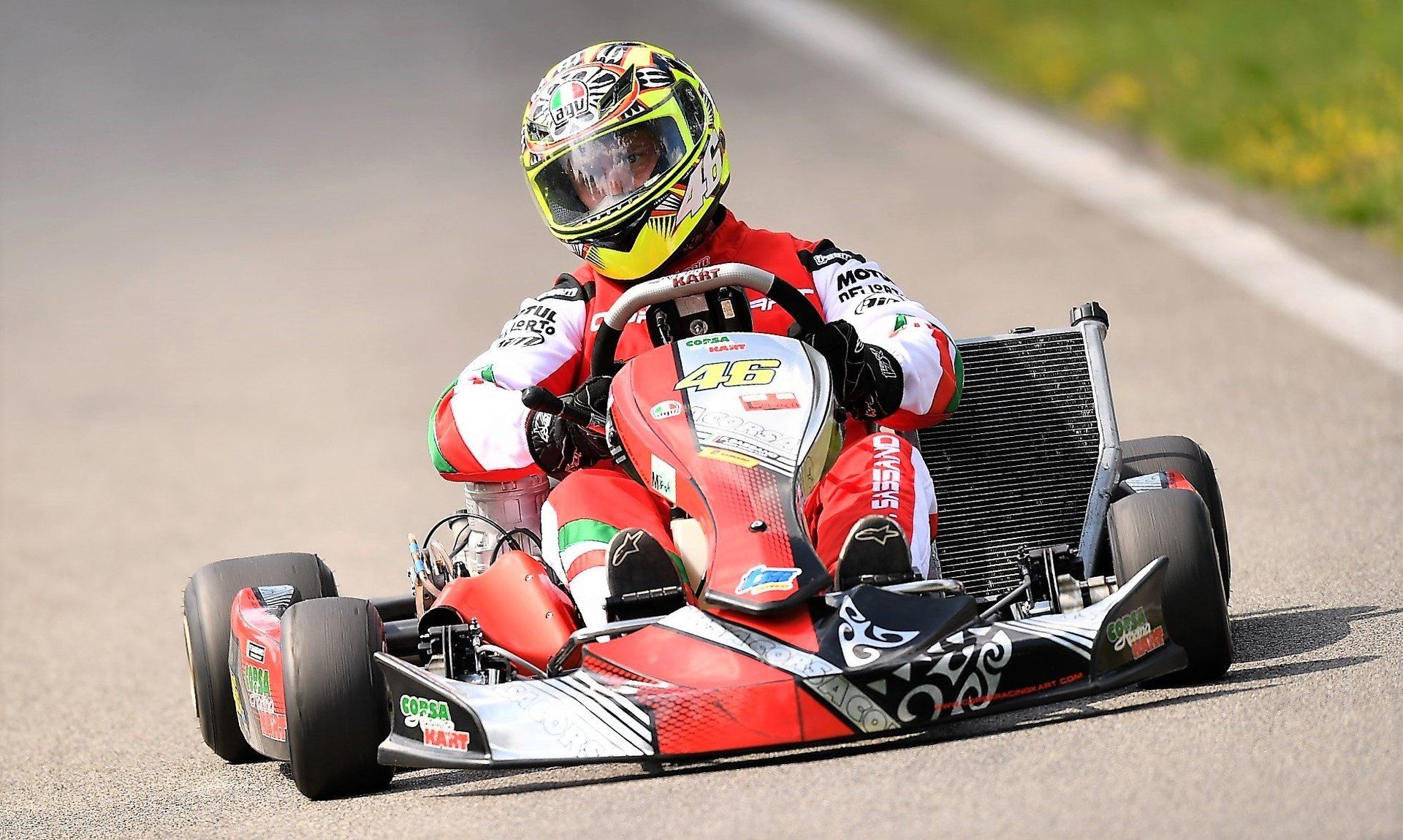 GoKart Rennfahrer
