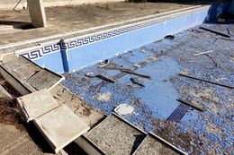 pool demolition