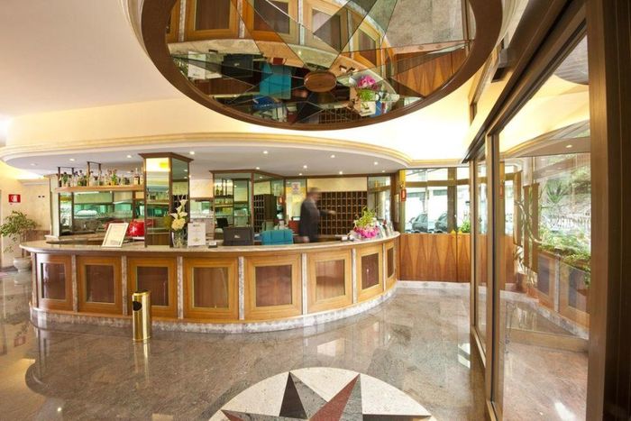 Empfang des Hotels