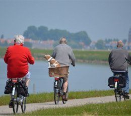 biking